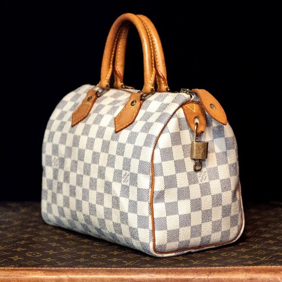 Louis Vuitton Handbags - LOUIS VUITTON Speedy 25 Damier Azur Hand Bag - Excellent Used Condition